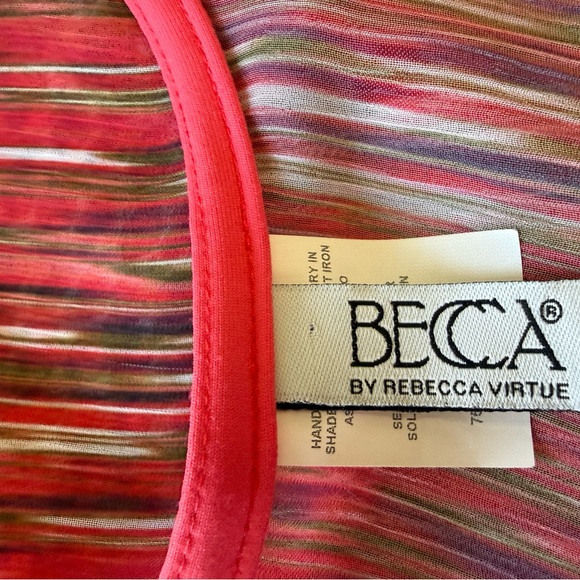 Becca‎ Printed Swim Cover Up Size M/L EUC - Picture 5 of 6